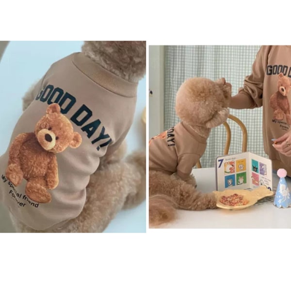 Hundkläder, Hundtröja för Små till Mellanstora Hundar, Polyestermaterial, Värme, Lätt att Rengöra, Rundad Elastisk Fåll Design för Utomhusäventyr (XXL)