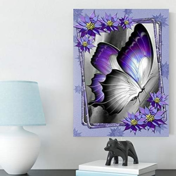 Elegant Heminredning, DIY Diamantkonst-kit för Oförglömlig Kreativitet, Vattentät Canvas & HD-tryck, Lindra Stress & Förbättra