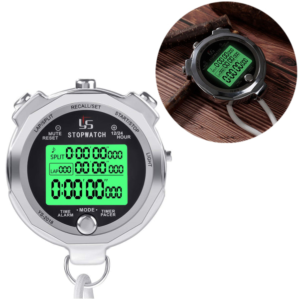 Stopwatch Metal Stopwatch Timer With Backlit