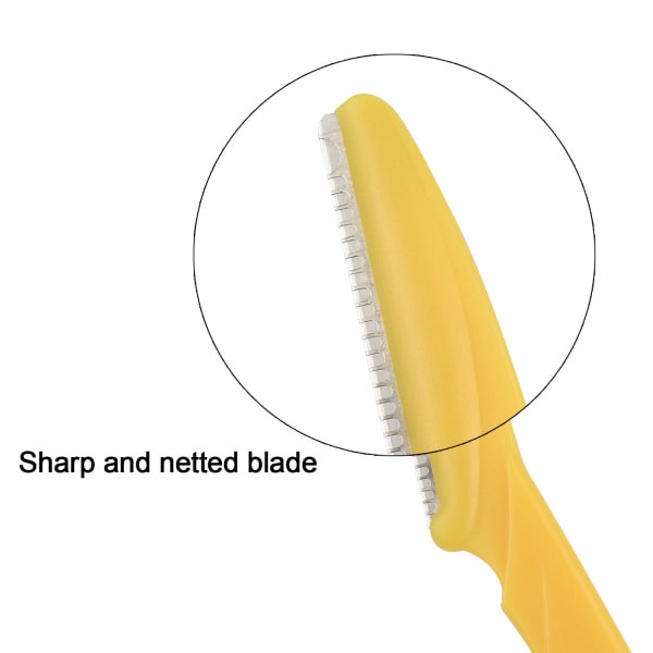 Ansigtsbarberknive til kvinder 30 stk, med æskepakke, 3 farver