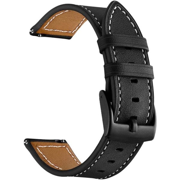2 st läderband kompatibla med Galaxy Watch 4 Classic