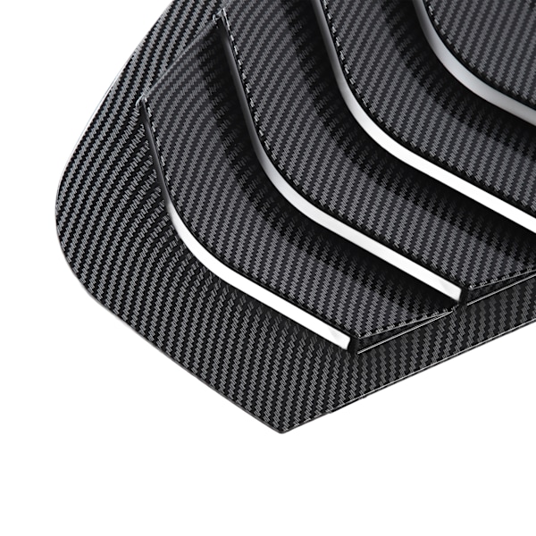 1 Par Sidevindu Louver Deksel Beskyttende Lett Slitesterk Vindus Triangulære Persienner Trim For 3-serie F30 Karbonfiber Mønster