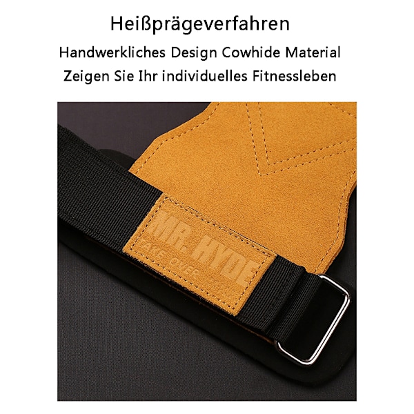 Lyftremmar för män, unik handskdesign & optimala elastiska band, dammfria för att minska inhalationsrisker
