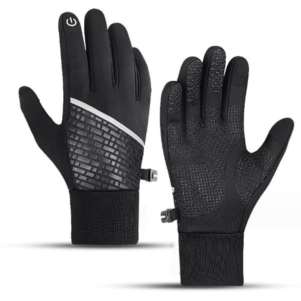Vintervattentäta handskar med pekskärmsfingrar, vindtät och