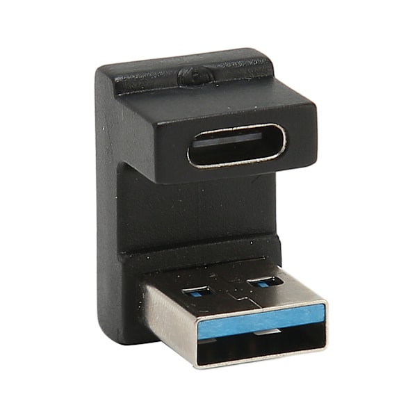 Vinklad USB-adapter för laptop, U-formad design platsbesparande USB 3.1-teknik dataadapter, bakåtkompatibel 10 Gbps dataöverföring Plug and Play