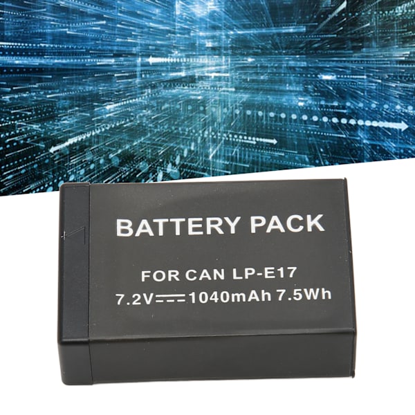 Litiumjonbatteri för Canon digitalkameror, Hög energitäthet, ersättningsbatteri med strikta standarder för 200D II R10 RP 750D