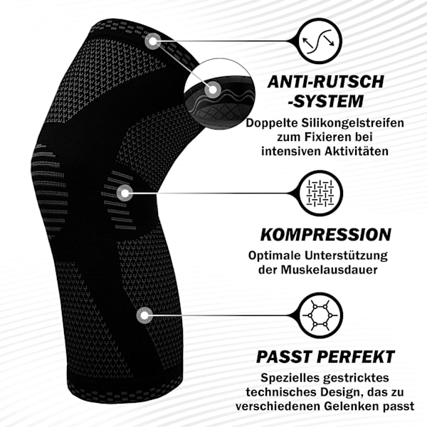 Knäskydd med Patella Gel Pad, Innovativt Tyg för Smärtlindring, Stöd för Meniskskada, Medicinskt Knästöd, Antiinflammatorisk Terapi,