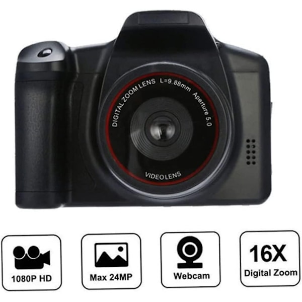 16X Digital Zoom-kamera, Enkel användning, Autofokus, Perfekt för stunder på språng