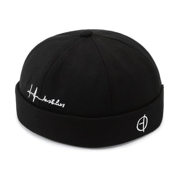 Bomulls Docker Lue Svart Black
