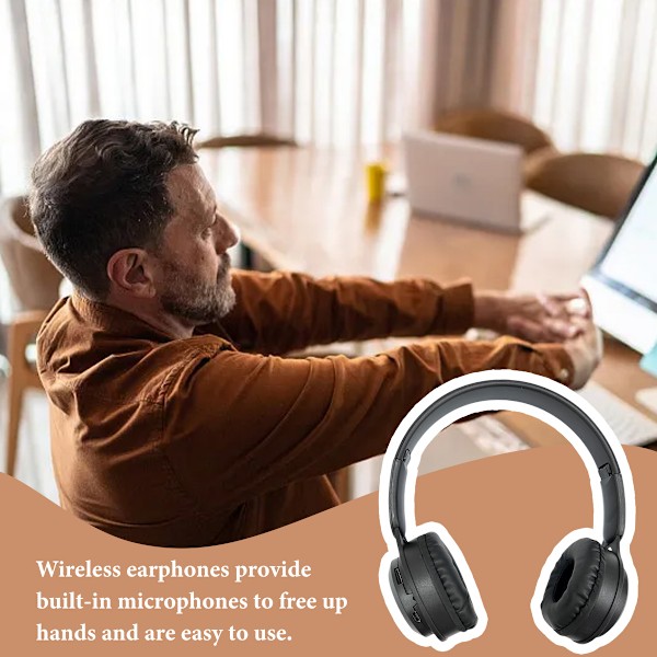 Hi-Fidelity Over Ear Hörlurar, Avancerad Bluetooth 5.4, ENC Samtalsbrusreducering, 70 timmars uppspelning, Anpassningsbar EQ för Resor, Sport & Daglig Vila,