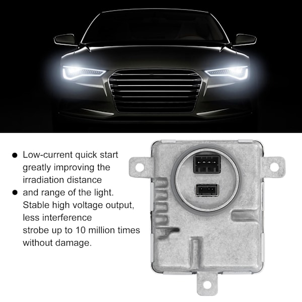 Ersättnings-HID-ballast, strobe-kapacitet upp till 10 miljoner gånger utan skada för Audi A3 A4 S4 A5 S5 Q5 Q7