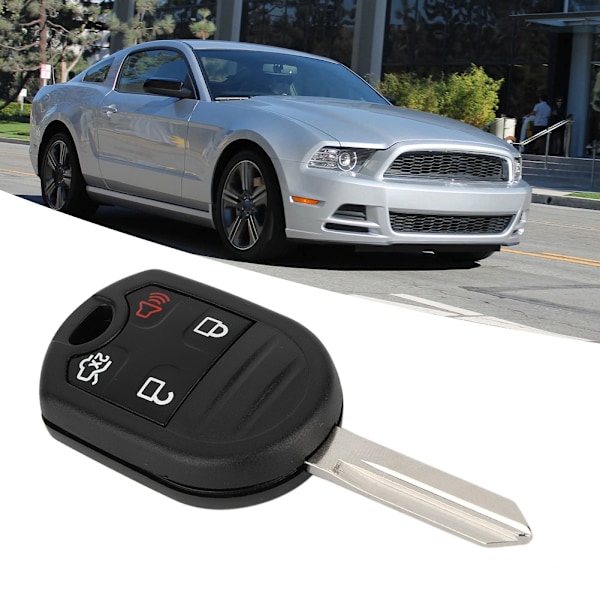 Verktyg för fordonsanpassning, nyckelbricka ersättning för Ford Mustang 2010-2014, självprogrammeringsinstruktioner, oslipat nyckelblad, högkvalitativ plastdesign