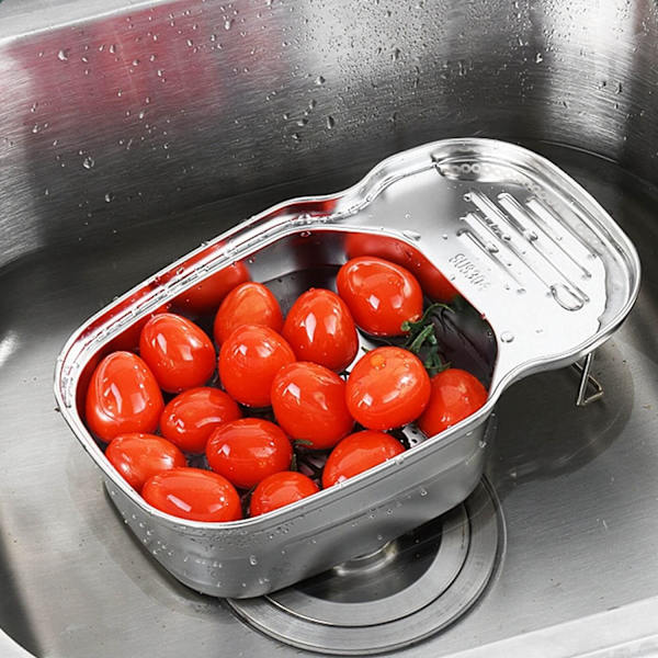 Køkkenvask si kurv, Multipurpose rustfrit stål