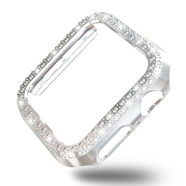 Elegant Bling Skärmskydd för Apple Watch 44mm, Stilfullt Skyddande Lager med Glittrande Strass, Kompatibelt med Serie SE/6/5/4, Premium