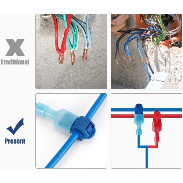 Elektrisk T-kontakt Trådkontakt