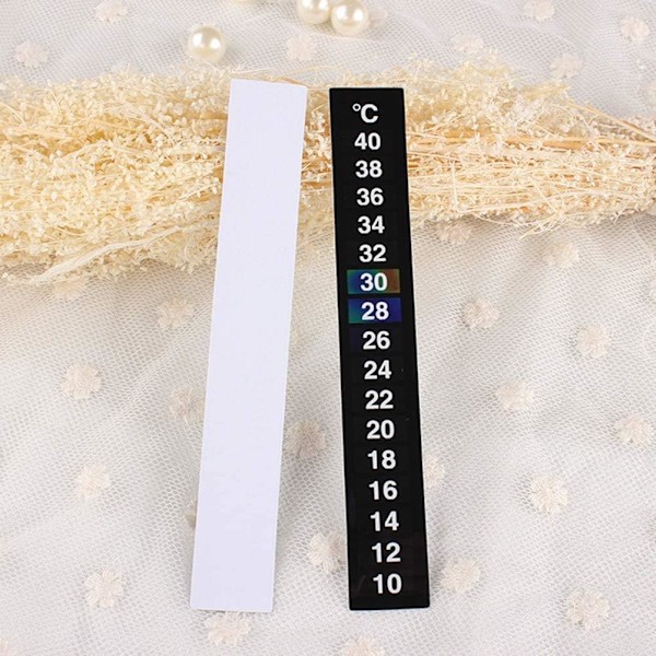 Bryggprecision: Självhäftande Fermenteringsremsa för Aqua och Fermentering, Digital Temperaturdisplay för Enkel Övervakning, Horisontell Termometer