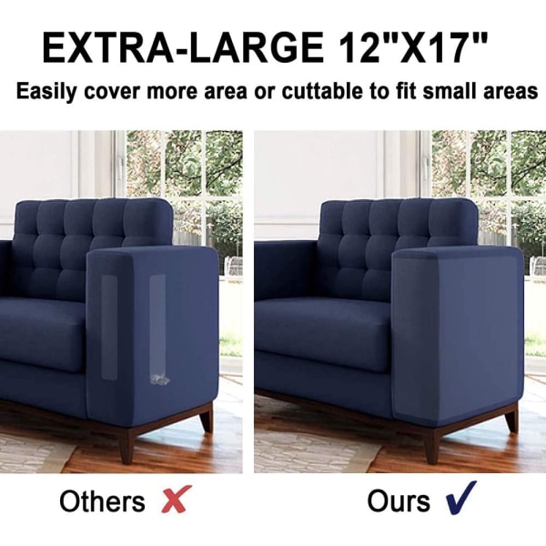 Møbelbeskytter - Anti-ridsebånd til sofa, sæt med 8