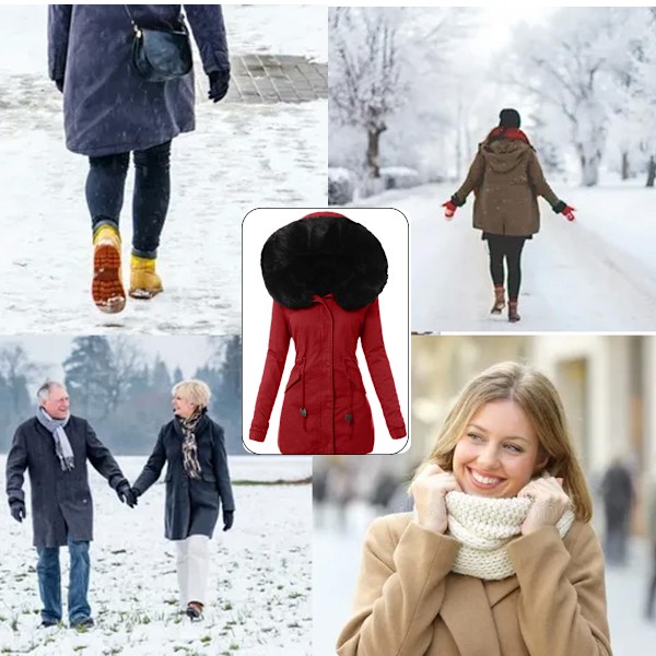 Höst- och vinterbomullsjacka med hatt, slim fit och varm dragkedjejacka för kvinnor, höst- och vinterbomullsjacka med huva, slim fit, varm dragkedjejacka för