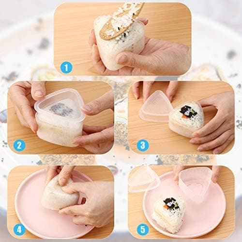 3 japanske sushiformer Nigiri Sushi-sett, former