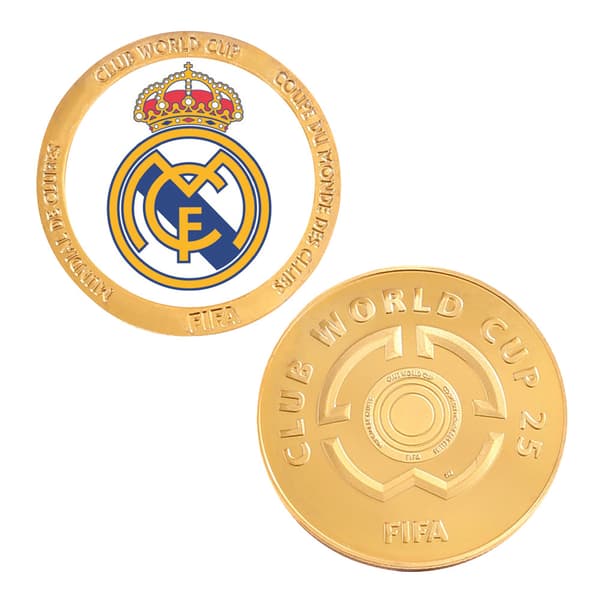 VM-suvenir minnemynt - Real Madrid