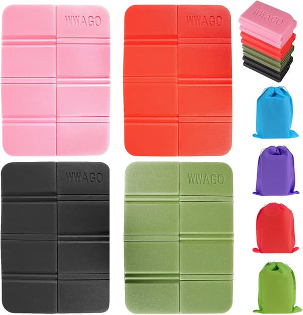Vattentät Sittdyna, 4-pack Camping Fällbar Kudde Vattentät