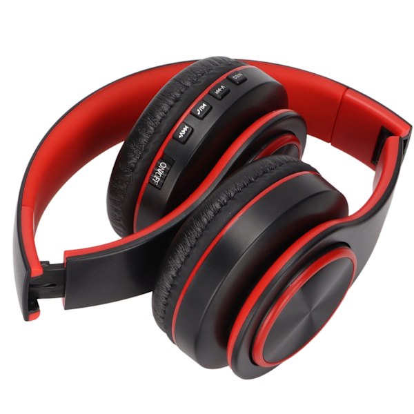 Hi-fi Stereo On-Ear Hörlurar, Avancerad Bluetooth 5.1-teknik Säkerställer Snabba Stabila Anslutningar, Vikbar Design med Uppgraderade Mjuka Öronkuddar