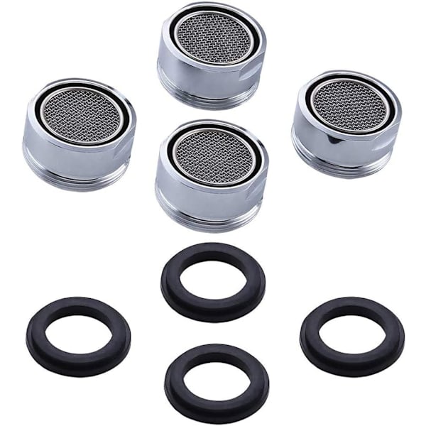 4-pack kranluftare för diskho, kranfilter med bricka