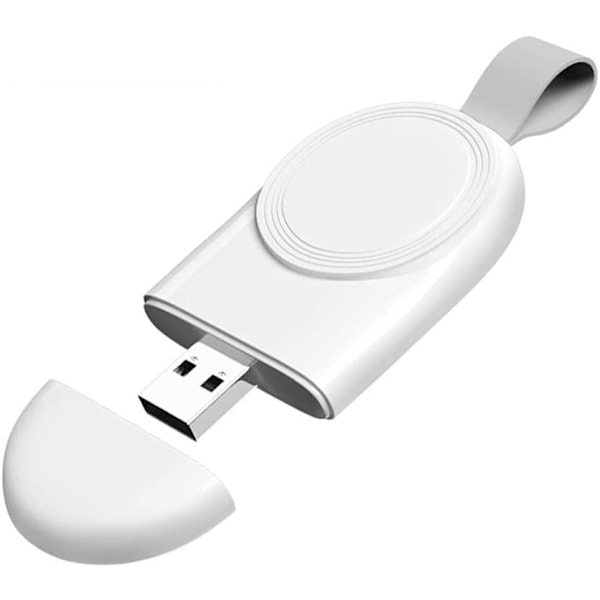 Trådlös Magnetisk Laddare för Apple Watch, Portabel Snabb Laddningslösning, 5W Max MFi-Certifierad, Kompakt Design för Resor