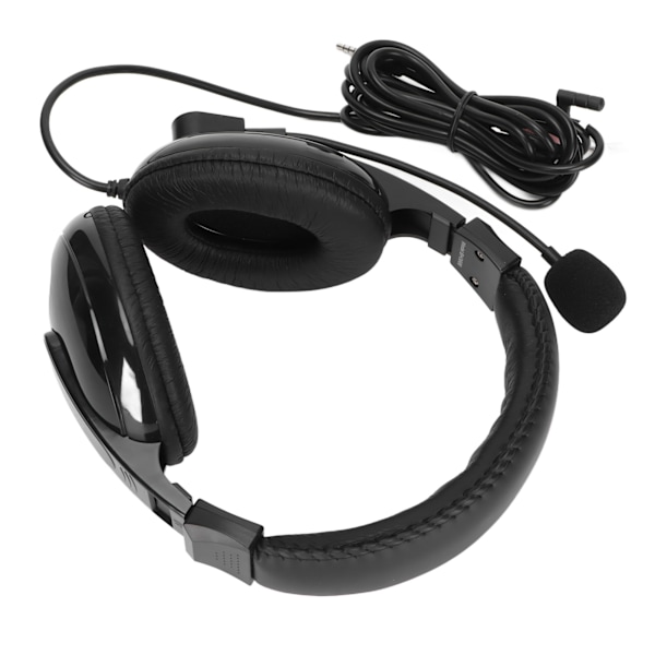 Brusreducerande Over-Ear Hörlurar Headset, VOX-PTT Bommikrofon för Tydlig Kommunikation, In-line Volymkontroll för Snabba Justeringar, Lämplig för