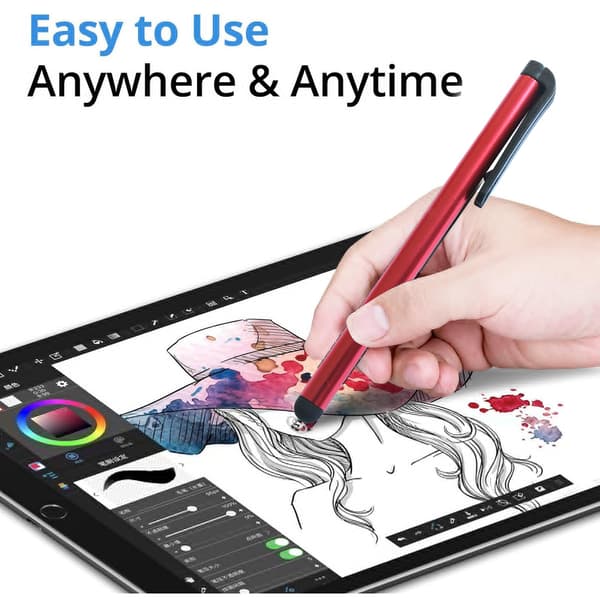 Universal 7.0 Kapacitiv Pekskärm Stylus Penna Metall Pekskärm Penna för Tablet PC Telefon