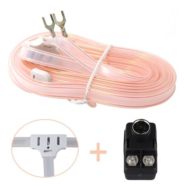 Förbättrad FM-antenn för inomhusbruk till hemmastereo, förbättrad FM-mottagning dipolradioantenn med plug and play-design för vintage stereotuner, kompatibel