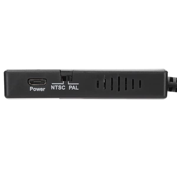 Av til HDMI konverteringssæt til gamere, RCA til HDMI konverter med brugermanual, understøtter plug and play for problemfri integration, strømforsyning