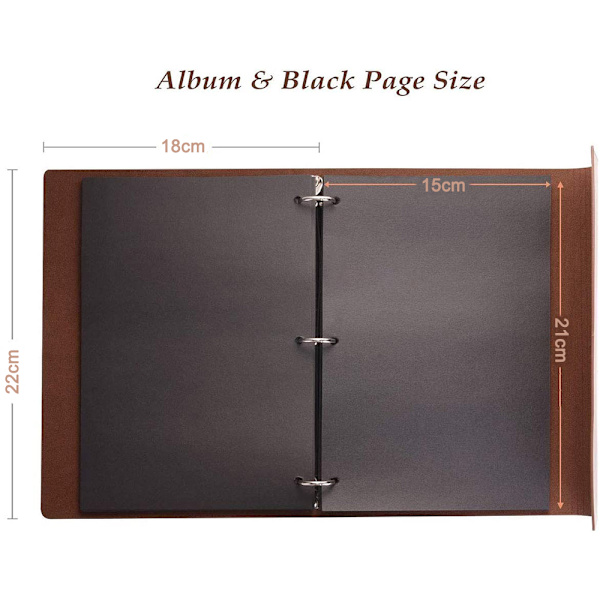 Scrapbog Album, Style 2 brun