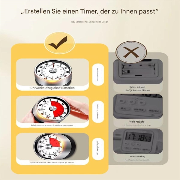 Visuell, Nedräkning, Mekanisk