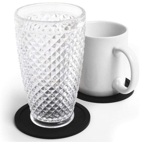 8st Silikonunderlägg BPA-fritt Silikon Halkfritt glasunderlägg