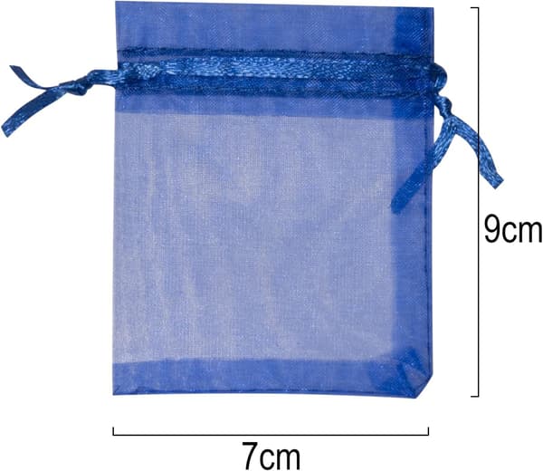 Organza pose, organza gavepose, smykkepose, bryllupspose, la