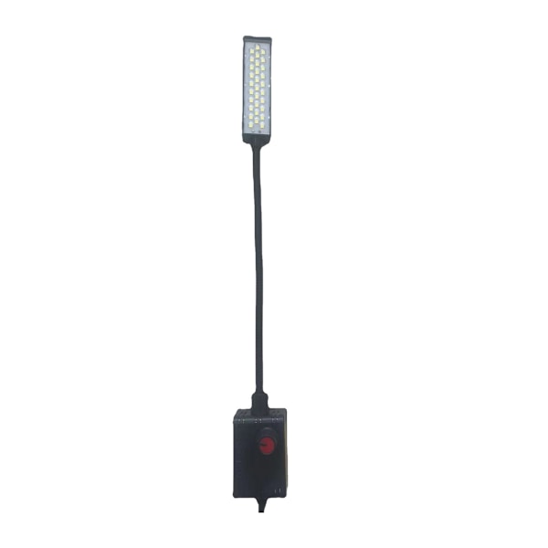 Symaskin LED-lampa 30 lysdioder Svanshalslampa med magnetisk monteringsbas 110V‑240V (EU-kontakt)