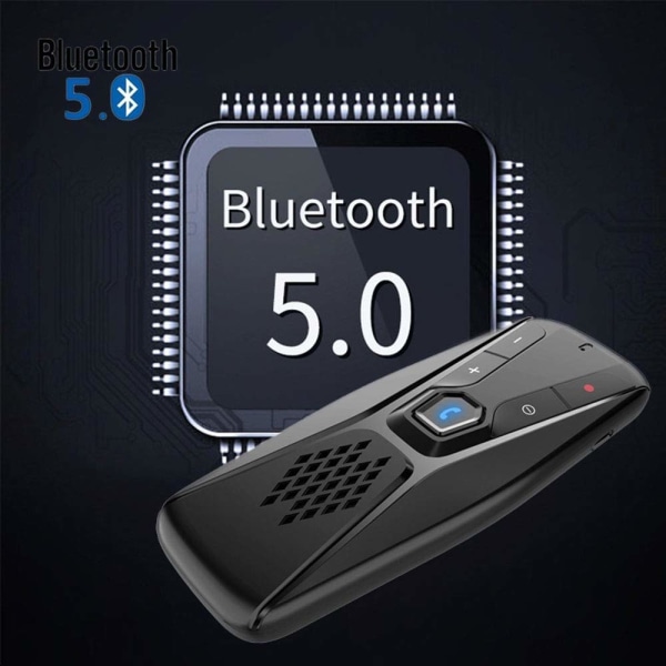 Håndfri Bluetooth 5.0 bilsæt trådløs højttaler Auto
