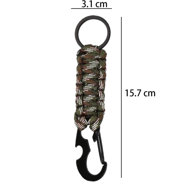 2 Pack Keychain Carabiner Clips, with Chain Hooks