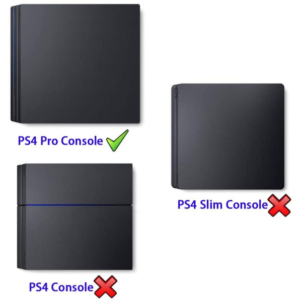 PS4 Pro / PS4 SLIM Vertikalt stativ for Playstation 4 Pro