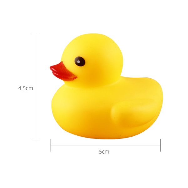50 stk. Mini gule badeender til festdekorasjon, badeleke