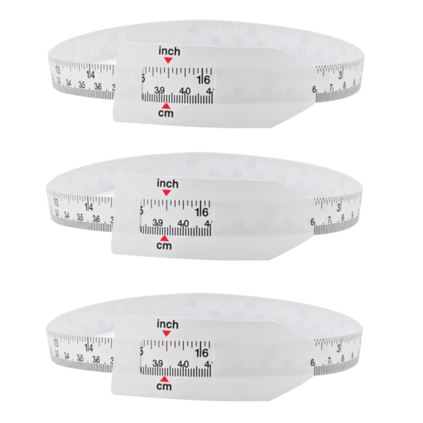3pcs Tape 60cm 24 Inch Long Baby Head Circumference Measuring Ruler
