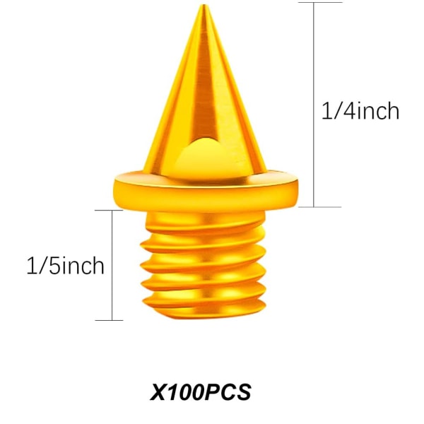 100 stk. Spikes til løbesko - Udskiftningssøm