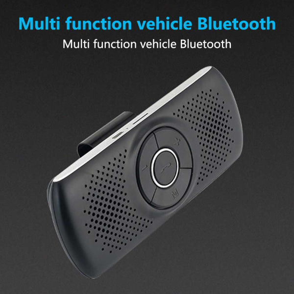 Handsfree Bluetooth 4.2 för mobiltelefon, bilsats för högtalare