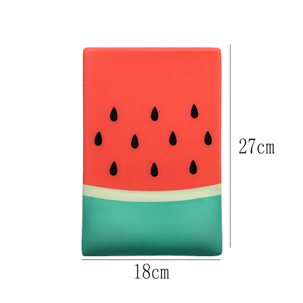 Ergonomisk Komfort, Unik Vattenmelonsdesign: Handledsstöd 27*18cm, Memory Foam-vaddering För Optimalt Stöd, Mångsidig Design För Kontor, Studentrum Och