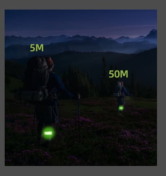 3 USB-oppladbare LED-lysarmbånd perfekte for Valborg utendørsfester