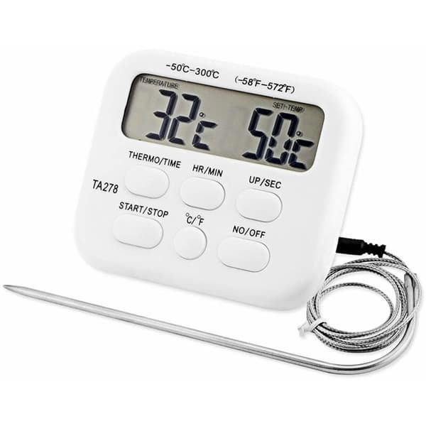 Digital kökstermometer med snabbavläsning för grillning, bakning - Röst