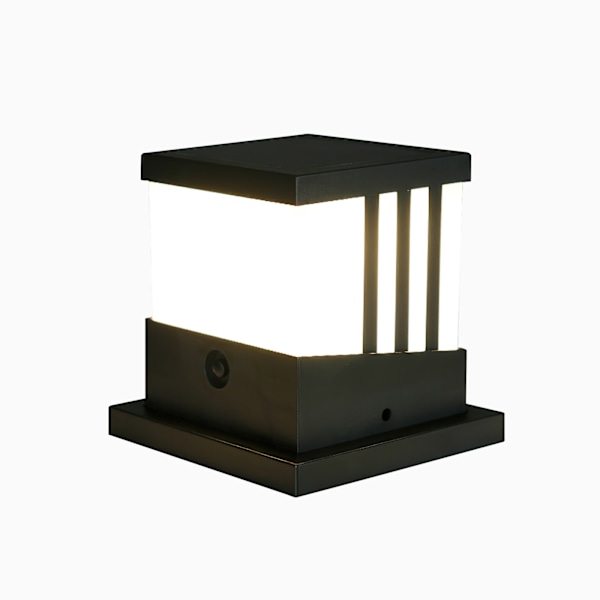 Outdoor Solar Lamp Post Light,Modern Cap Lights for Pillar, Waterproof, Patio Garden Deck Fence Decorations Lantern