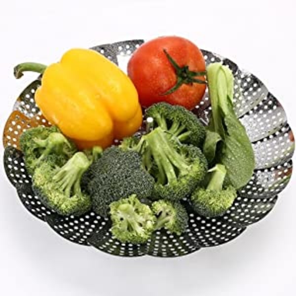 Grøntsagsdamperkurv, rustfrit foldedampere