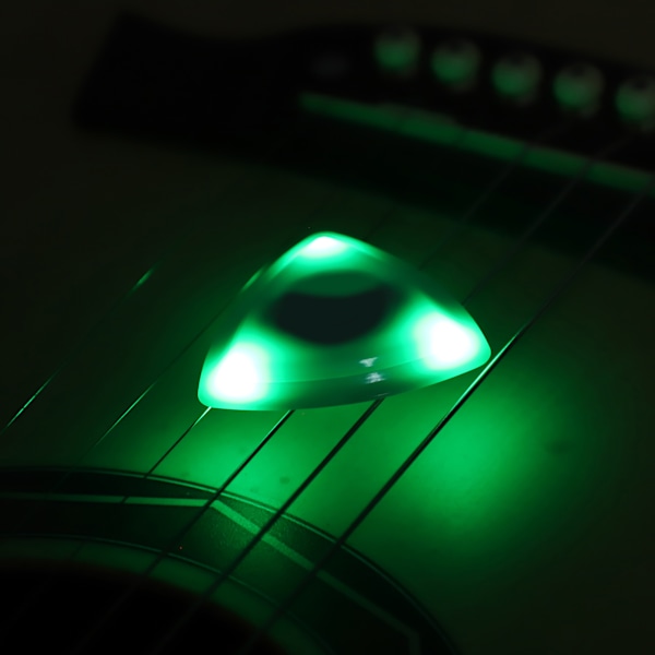 Självlysande Plektrum för Gitarr, Förbättra Din Scennärvaro med Högkänslig LED för Gitarrister